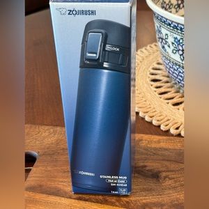 Zojirushi Stainless Steel Mug 16oz smokey blue Brand New in Box